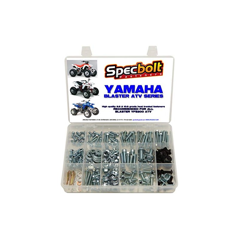 250pc Specbolt Yamaha Blaster Bolt Kit for Maintenance & Restoration