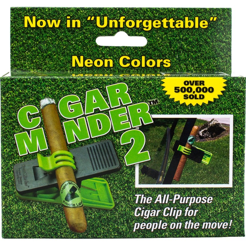 Cigar Minder Clicgear - Prensa para sostener habanos Verde