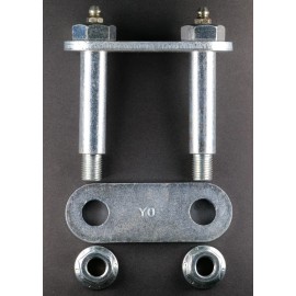 Unknown 8 Wet Bolt Kit RV Trailer Suspension Replacement Tandem Axel Spring Shackle Link