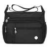 Gran Capacidad Bolso Bandolera Mujer Oxford Negro