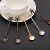 sourcing map 8pcs Star Shaped Spoons, 4.3 Inch Coffee Spoon,