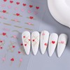 Heart Nail Stickers for Nail Art Love Heart Nail Decals