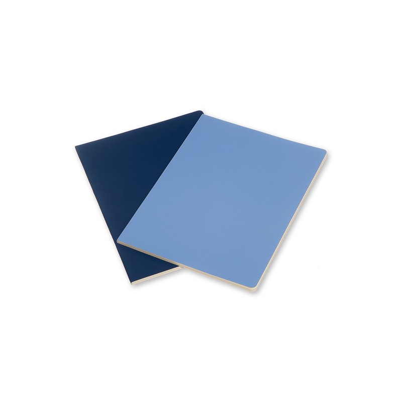 Moleskine Extra Large Volant Powder Blue/Royal Blue Plain Journal