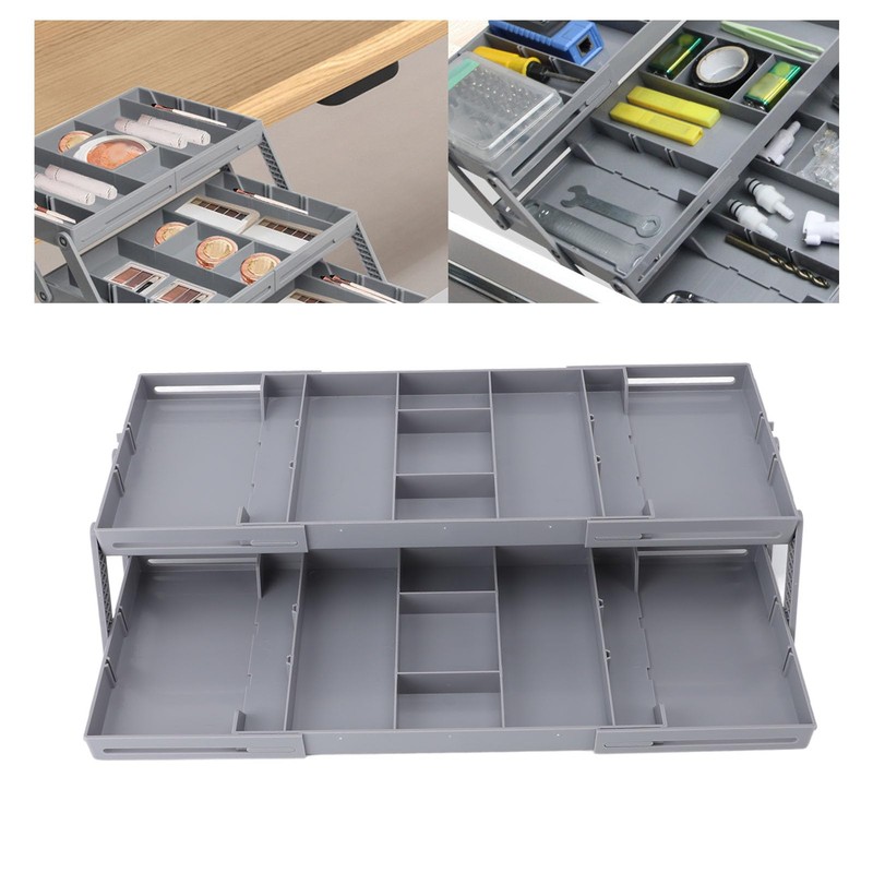 Drawer Organizer, Multi Layer Drawer Small Storage Organizer Expandable Jewelry