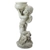 Northlight 17" Angel Cherub Holding a Birdbath Outdoor Garden Statue