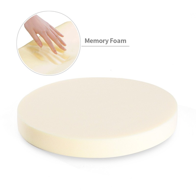 Shinnwa Bar Stool Cushions, Memory Foam Round Bar Stool Covers