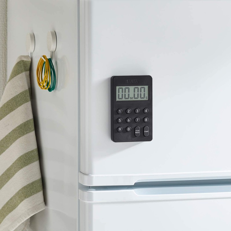 Tanita TD-415 BK Kitchen Studying Timer, Magnetic Digital Timer, 100