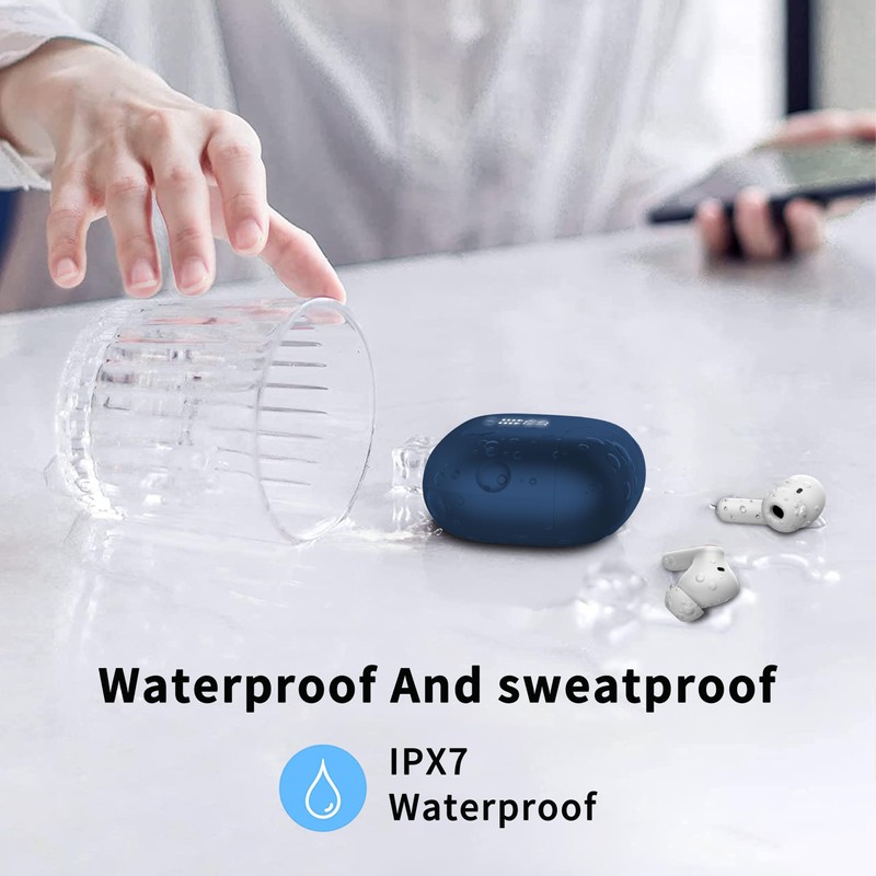 Wireless Earbuds, Bluetooth 5.3 Headphones in Ear with HiFi Stereo