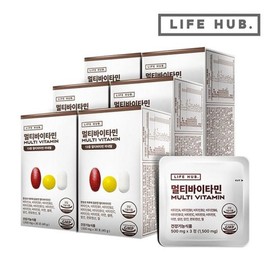 Life Hub 2+1 라이프허브 멀티바이타민 6세트(1500mg x 180포) 6개월분 2+1 Life Herb Multivitamin 6 Sets (1500mg x 180 Sachets) 6 Months Supply