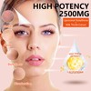 2 Packs 2500MG Liposome Glutathione Gummies, Composite L-Cysteine, Collocation Milk