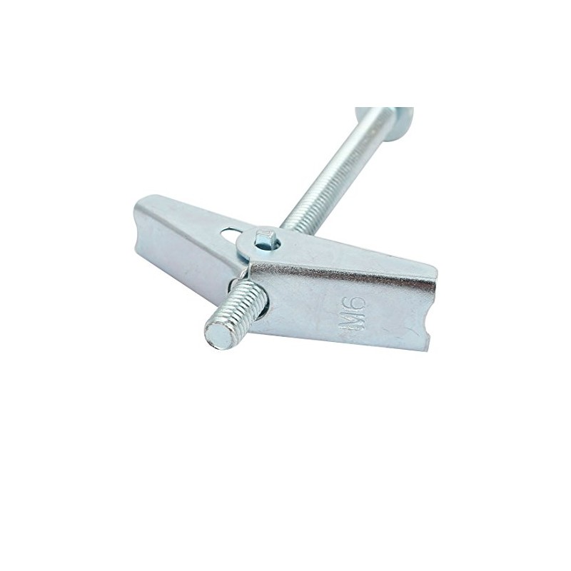 uxcell M6 x 75mm Male Thread Spring Loaded Hollow Wall
