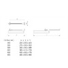 ALUSFERA Extendable Clothes Rail Wardrobe Clothes Rail for Wardrobe Clothes