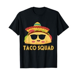 Cute Taco Squad Funny Mexican Food Lover Costume T-Shirt