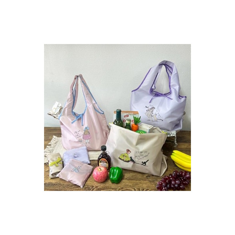 Nicot Kurahashi Rei (BEG) Eco Bag Illustrator