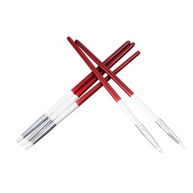 PACKOVE 5pcs Nail Art Sculpture Carving Pen Silicone Head Drawing Tools for Effects Comfortable Grip Durable Design for Nail Art Enthusiasts and Professionals