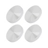 METALLIXITY 4pcs Solid Aluminum Disc Aluminum Circle Disc Disc Disc