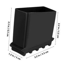 Healvian Pack of 4 Ladder Feet Ladder Feet Rubber Feet for Ladders Non-Slip Replacement Feet for Ladders Rubber Feet for Ladders Wear-resistant Protective Caps for Ladders Aluminium Ladders