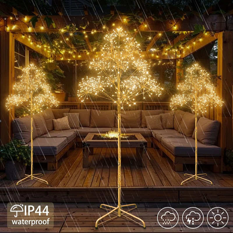 XTHlamp LED Tree Floor Lamp, 5.7 Ft Tall, Remote Control,