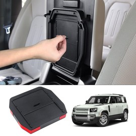 Karltys - Organizador oculto para consola central para Land Rover Defender Accessories Defender 90 110 130 2020-2025 compartimento oculto para caja de almacenamiento