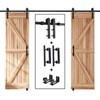 EaseLife 10 FT Double Sliding Barn Door Track and Handle