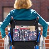 FINPAC Wheelchair Side Storage Bag w/Cup Holder, Wheelchair Armrest Accessories