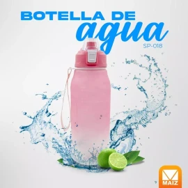 Maíz Botella Cilindro Agua Deportiva Motivacional Multicolor 1.3l