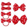 Hair Clips with Polka Dot Bows for Baby Girls -