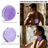 Dual-Sided Silicone Body Scrubber,2-in-1 Silicone Loofah for Shower Exfoliating Body