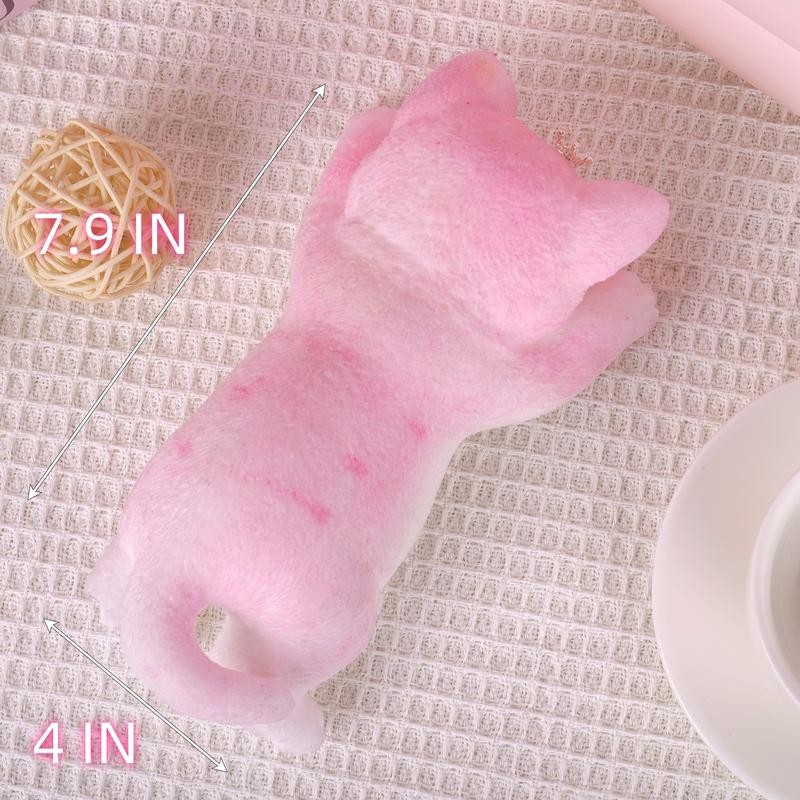 Large Squishy Cat Cute Taba Cat Squeeze Toy Simulation Cats