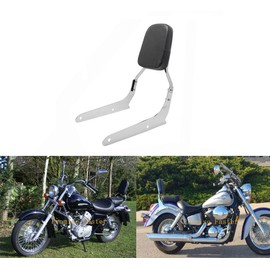 Backrest Sissy Bar Leather Pad Compatible For Honda Shadow Spirit VT750 2007-2014 Honda VT750C2B Shadow Phantom 2010-2017