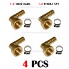 PAKA TOOLS 4PC 1/2" Hose Barb Elbow X 1/2" FEMALE