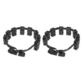 ZIPLINEGEAR Tree Saver Block Kit (for 2 Trees), Comes with Adjustable Straps for Trees up to 3FT in Diameter, 16 Heavy Duty Nylon Tree Saver Blocks Protect Tree Bark from Zip Line Cable