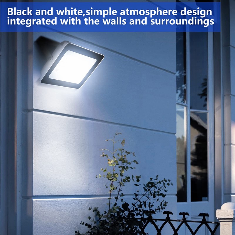 UFOND 10000 Lumens LED Flood Lights,100W Outdoor Waterproof Floodlights, Lighting