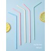 BIGINIWA Straw Holder Dispenser 100 PCS Straws includ - Clear