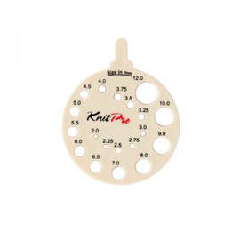 KnitPro Round Needle Size Gauge, Ivy, 6 cm