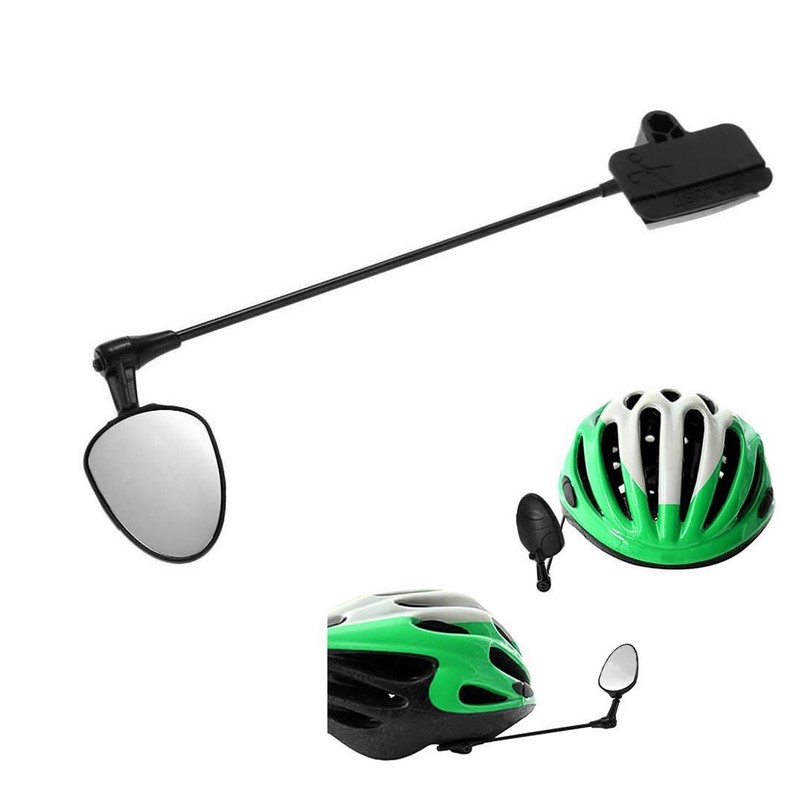1 Pair Bicycle Helmet Rearview Mirror 360° Adjustable Bike Cycling