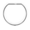 Heavy Duty Metal Jailer's Ring, 15 cm Diameter, 3-Pack, Hinged
