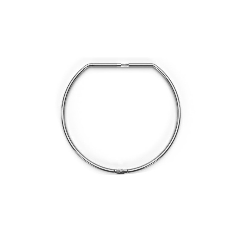 Heavy Duty Metal Jailer's Ring, 15 cm Diameter, 3-Pack, Hinged