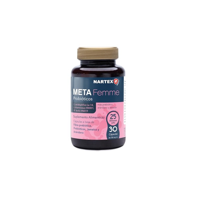 Meta Femme Probióticos Pack Cápsulas Suplemento Alimenticio Mil Millones Cultivos