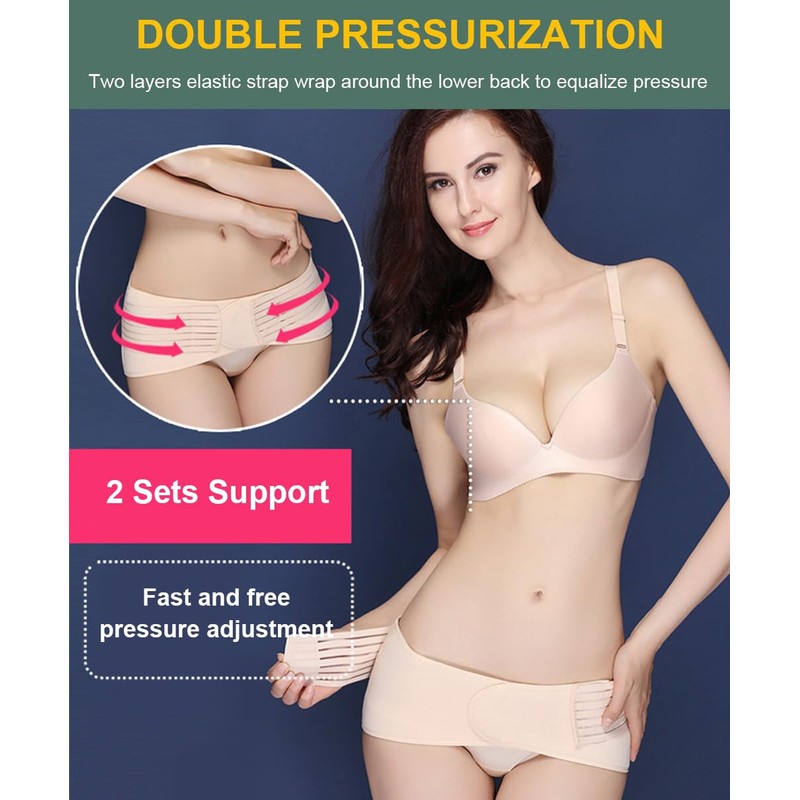 SUJAYU Back Brace for Lower Back Pain Women, Thin Support