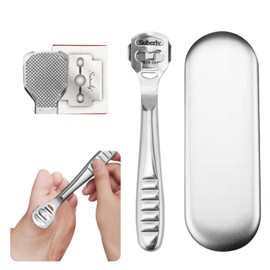 ichiyonmaru Fish Eye Cutter, Exfoliating Stainless Steel Blades, 10 Replacement Blades Included, Safety Cover Included, Foot Care, Back, Heel, Octopus, Cuticle Care, 140