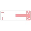 Smead AlphaZ NCC Color-Coded Labels, Letters I&V, Pink, 100 Labels per Pack (67160)