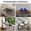 JOYMOOP Clip-On Bedside Shelf for Bunk Beds, Dorm Room Essentials,