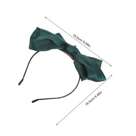TOVINANNA Satin Headband for Women Bowknot Ribbon Hair Hoop Soft Comfortable Satin Ribbon Hairband Elegant Hair Accessories for Daily Wear Wedding Party