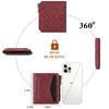 FALAN MULE Wallet Women RFID Blocking Small Compact Bifold Leather