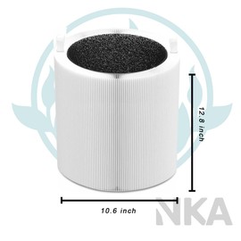 311 Auto Replacement Filter Compatible with Blueair Blue Pure 311 Auto Air Purifier, 2-in-1 H13 True HEPA and Activated Carbon Filter, High Efficiency, 1 Pack