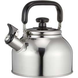 Wahei Freiz RB-2234 Whistlefuki Wide Mouth Kettle, 6.9 gal (2.7 L), Compatible with Induction and Gas, Suitable Capacity, Easy to Clean, Stainless Steel