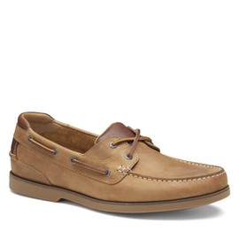 Johnston & Murphy Ventura Boat and Deck Shoe Tan Full Grain -Size9M