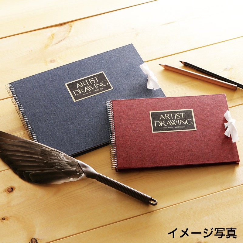 マルマン スケッチブック アーチストメダリオン F0 レッド S50A-01