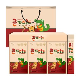 pure food 6-year-old Big Kids Gold Children's Red Ginseng Extract 1 box (30 packets) Red Ginseng Stick Pure Food / 6년근 큰키즈골드 어린이 홍삼 진액 1박스(30포) 홍삼스틱 순수식품